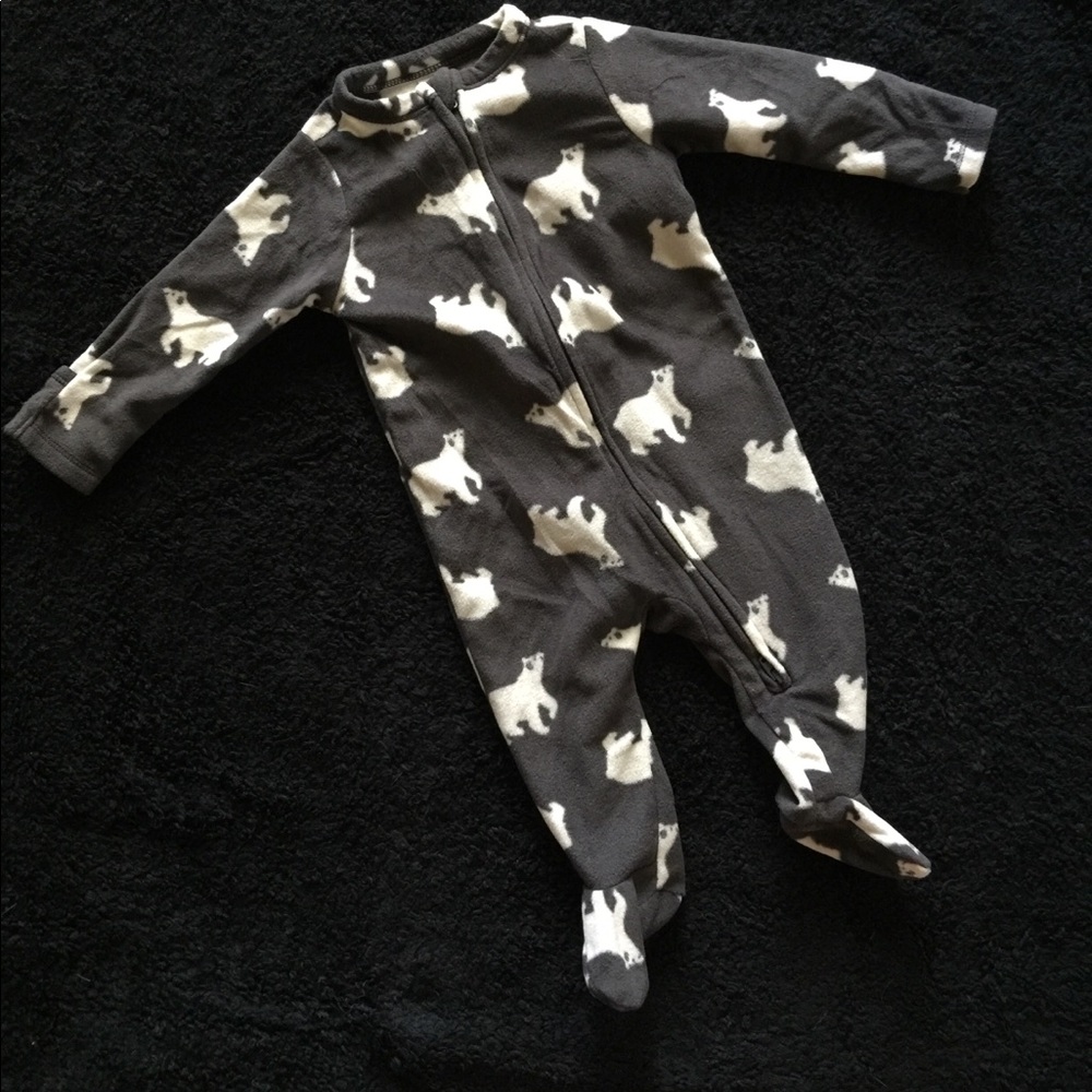 Polar Bear Footed Onesie